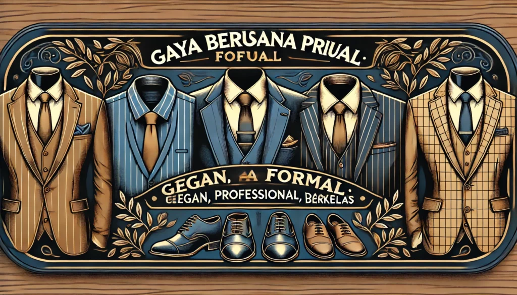 Gaya pria formal