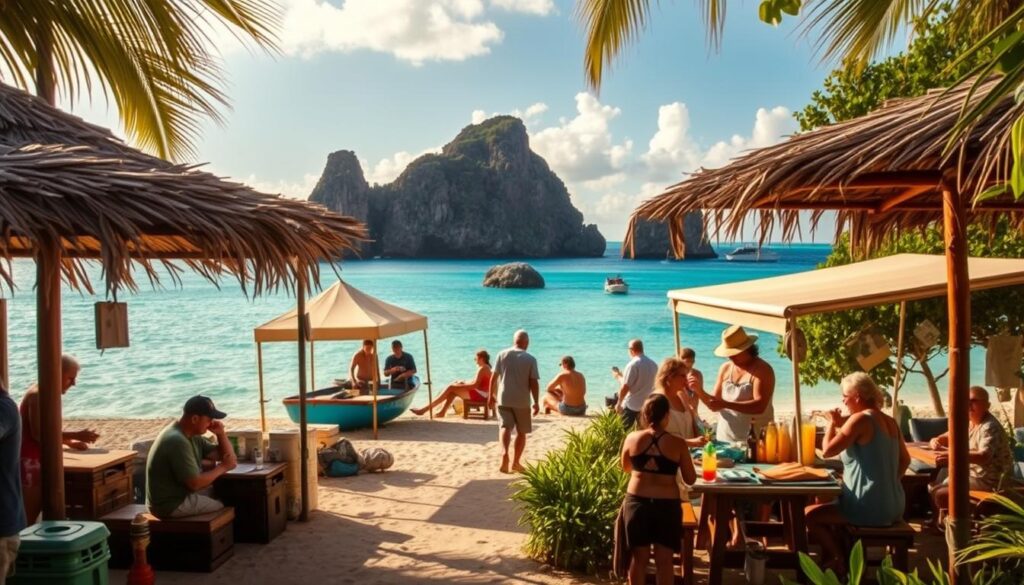 Kuliner di Pantai Anse Source d'Argent Kuliner di Pantai Anse Source d'Argent