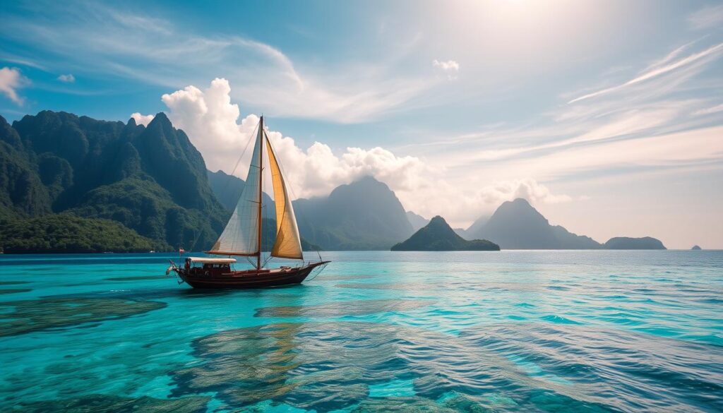 Pemandangan Laut Raja Ampat Pemandangan Laut Raja Ampat