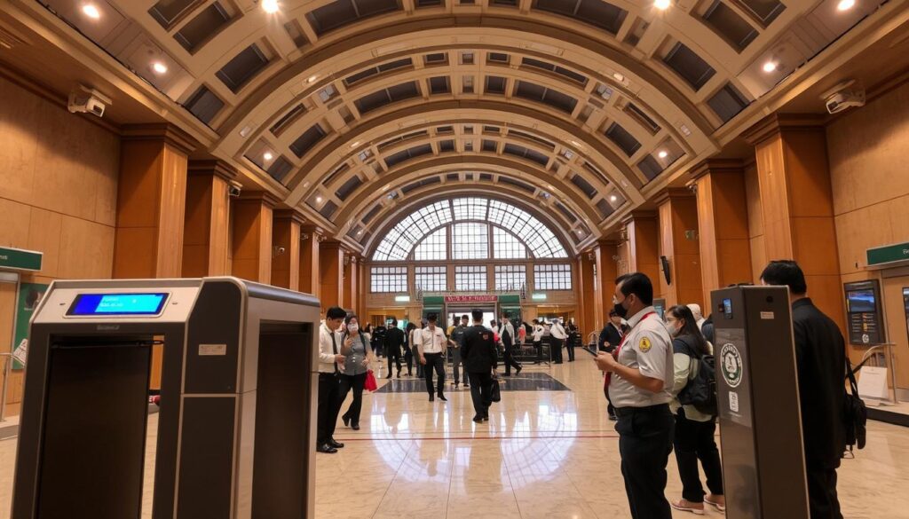 sistem keamanan di Union Station sistem keamanan di Union Station